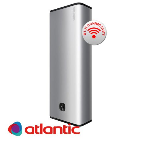 Мултипозиционен бойлер Atlantic Vertigo Steatite Silver Wi-Fi 50, 40 литра